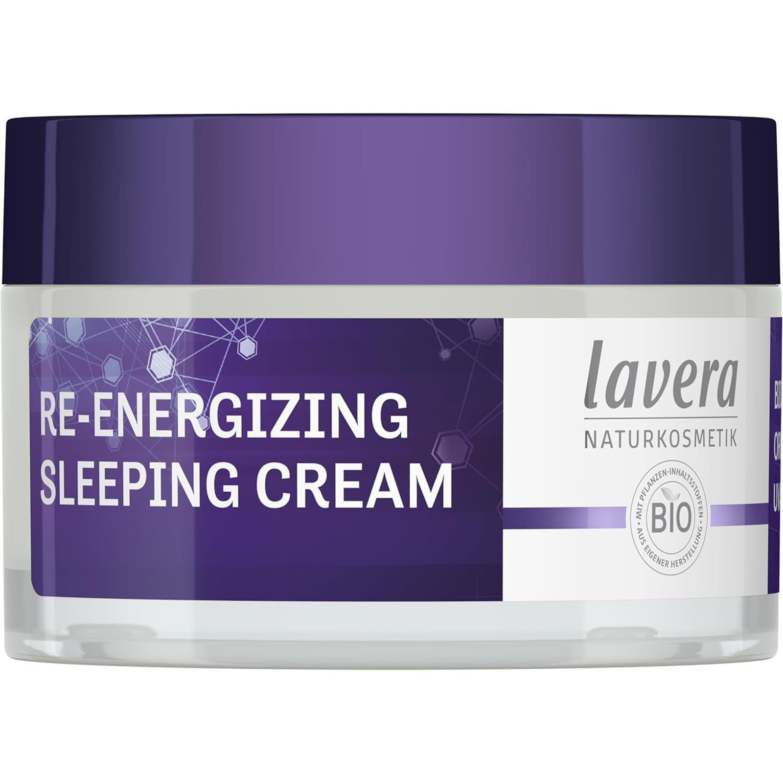 lavera Re-Energizing Sleeping Cream - natural cell renewal - revitalises skin texture - moisturising - vegan - natural cosmetics - 50 ml