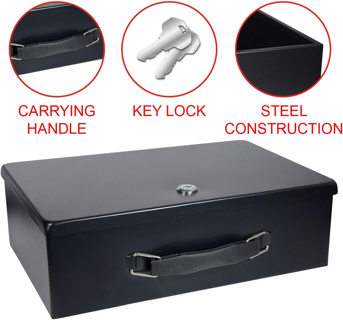 Master Lock 7140EURD Caja Fuerte [Llave] [Manejar] 7140EURD-Caja de Seguridad para Pequeña, Smarphone, Documentos: Amazon.es: Bricolaje y herramientas
