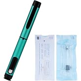80 Unit Reusable Pen Injector with 2Pcs 3mL Cartridges and Protect Case | Universal Compatibility for Commute, Travel, Gym, Outdoor, Bedside (Blue)