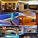 Nilight LED light strip 5050 32.8ft(10m) 600LEDs RGB Strip Lights LED Rope Light With Remote Controller DC 12V 2A Power Supply Adapter for Home & Kitchen, Christmas Decorative, 2 Years Warranty