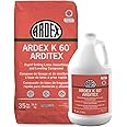 Ardex K 60 Arditex, Rapid Setting Latex Smoothing and Leveling Compound​​​​​​​​​​, Moisture-Resistant Flooring Underlayment with Excellent Adhesion, Powder 35 lbs and Liquid 1 Gal
