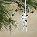 Hallmark Disney Lucasfilm Star Wars Ep VIII Trooper Christmas Ornaments, Stormtrooper, Captain Phasma