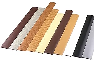 Floor Transition Strip Self Adhesive, Vinyl Floor Flat Divider Strip，Flat Laminate Floor Cover Strip(Size:(7.6cm) 3.28Ft/1m,C