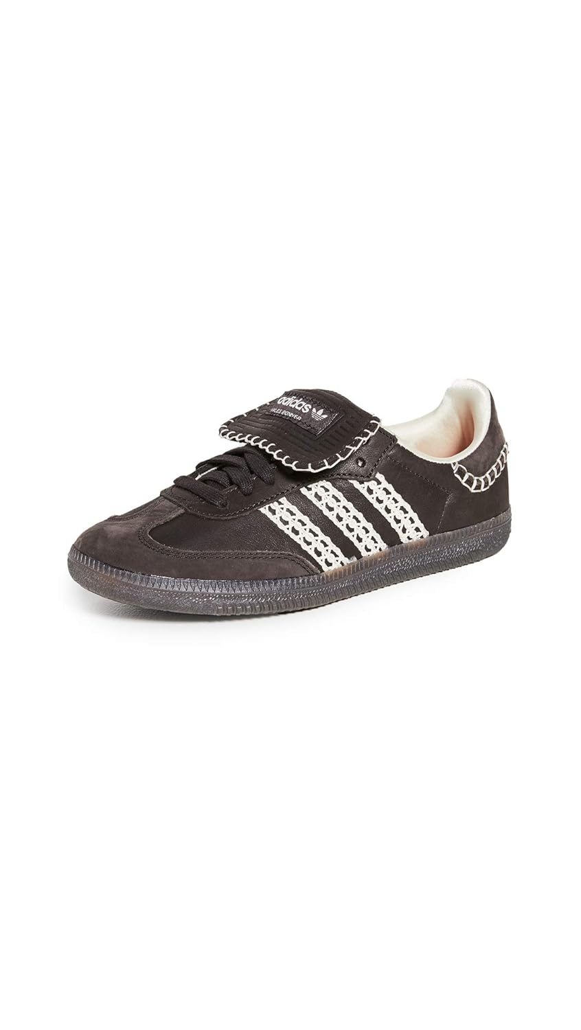 Adidas x Wales Bonner | Trainers | Wales Bonner Samba Leather Trainers in Black S42590
