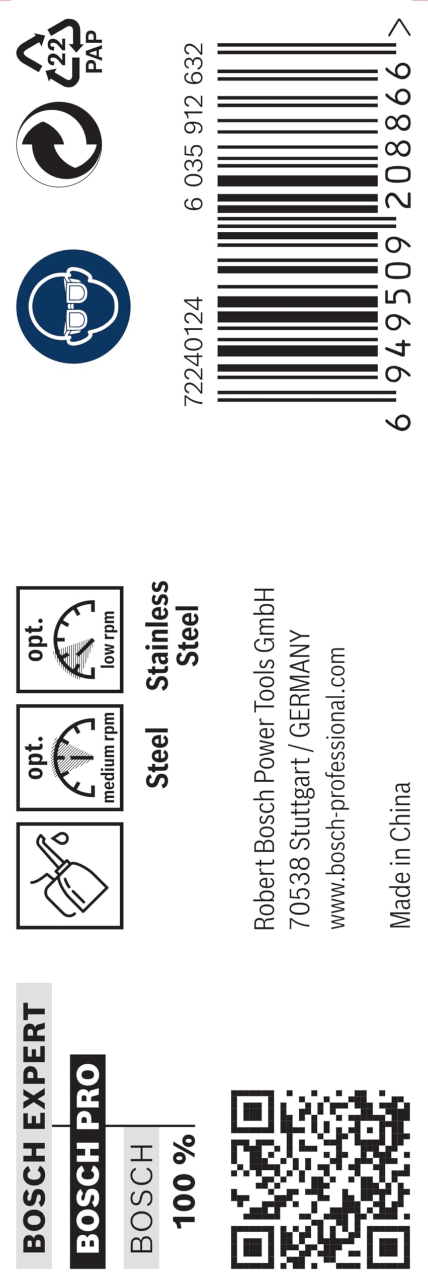 Bosch 5x PRO Stainless Steel HSS-Co Spiralbohrer (für Stahl, Edelstahl, Ø 9,80 mm, Professional Zubehör Bohrmaschine/Schrauber) 4