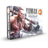 AK Interactive Human Flesh Tones - Plastic Model Building Paints and Accessories # 11603