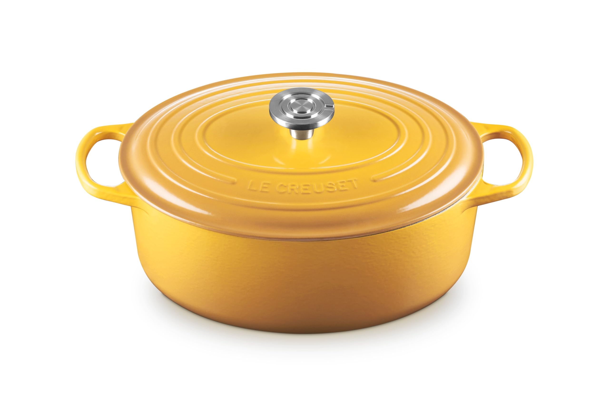 Le Creuset Enameled Cast Iron Oval Dutch Oven, 6.75 qt., Nectar