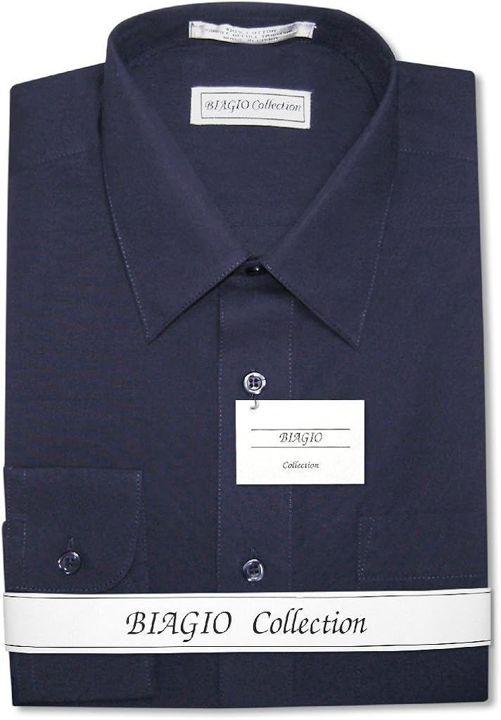 navy blue dress shirt mens