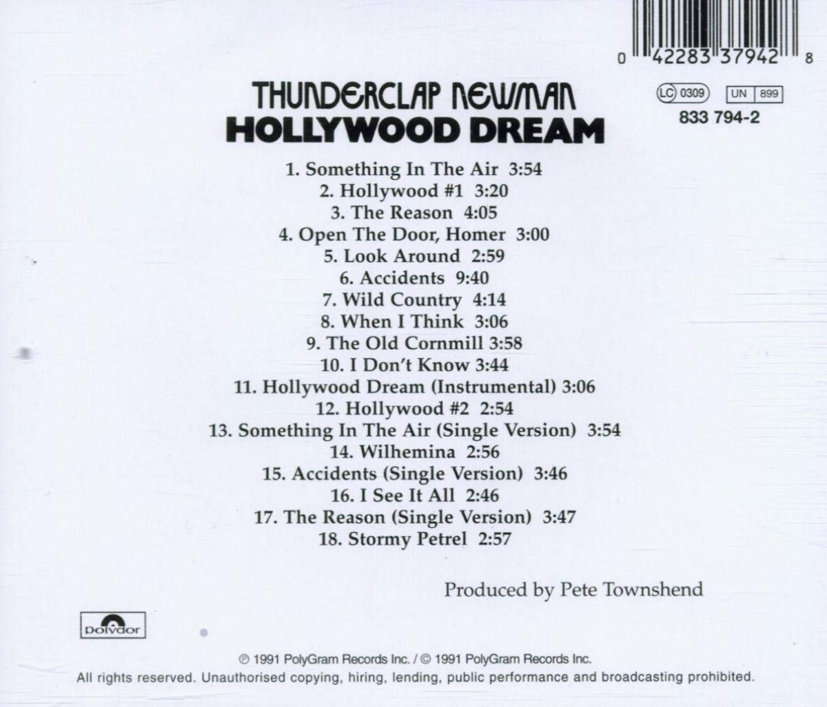 Thunderclap Newman Hollywood Dream Amazon Com Music hollywood dream