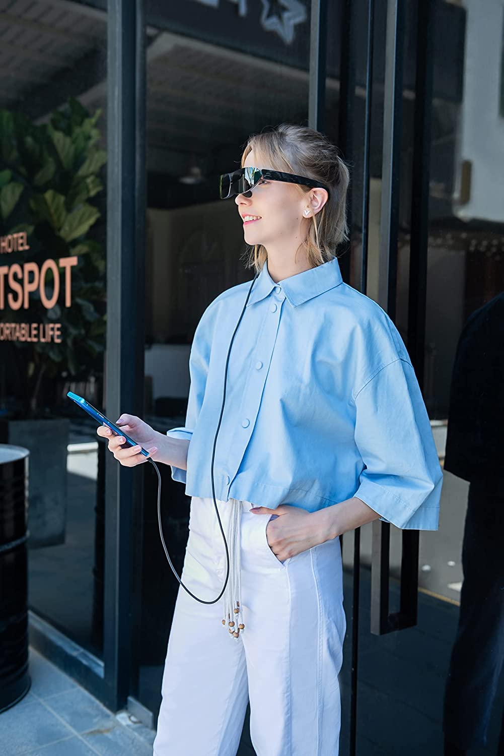 TCL NXTWEAR G Smart Glasses Portable Wearable Dual HD OLED Display