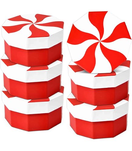 Hallmark Weihnachts-Geschenkboxen Set Mit Bändern, 3 Größen (rot, Grün, Gold) – Inkl. Muster Wie Plaid & Schneeflocken