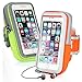 Pack of Two iPhone 7 Plus Armbands, RISEPRO Sports Armbag Touchscreen Pouch Multifunctional Pockets Outdoor for iphone7, 7 Plus, 6, 6S, 6plus, 5, 5s, 5c,Galaxy Card Holder Jogging Running
