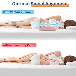 Lumbar Support Pillow for Bed Relief Back