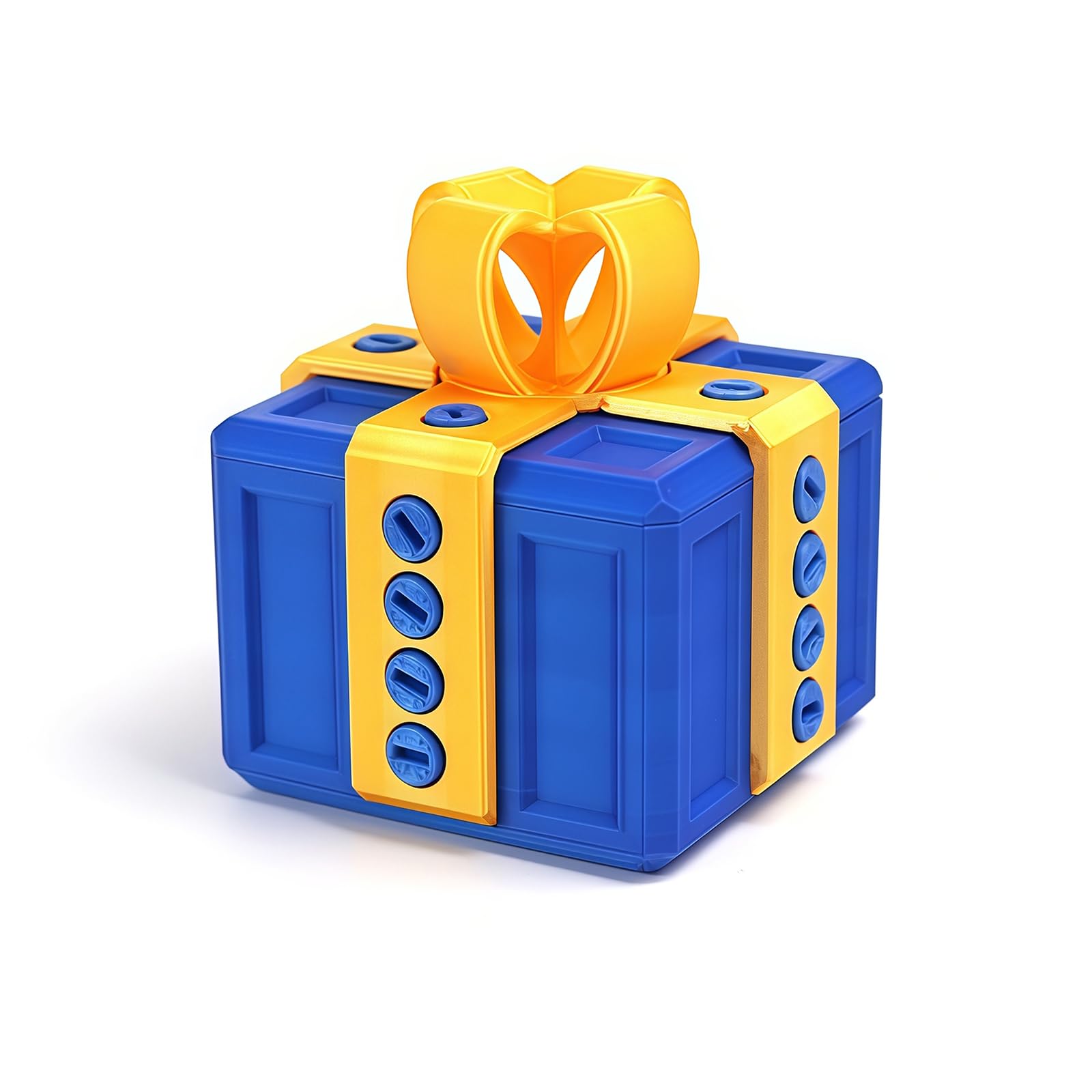 Prank Gift Box,Maslasee Annoying Gift Box with Hidden Key, The Prank Box as Fun Desktop Ornament for Christmas, Birthdays, Office & Home Decor