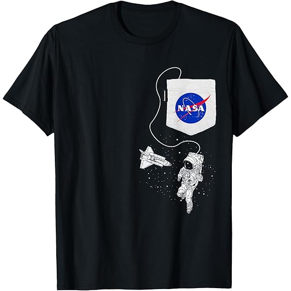 トップス NASA YOUTH NASA SPACE SHUTTLE ATLANTIS ASTRONAUT T-SHIRT STS-115