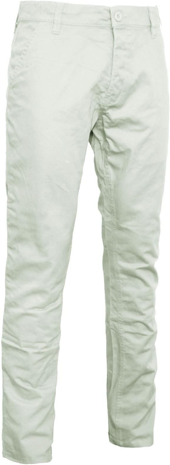 Kushiro City Mens Straight Leg Chinos Jeans Pants Trousers Summer Sizes 30" - 40" Waist