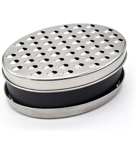 Râpe à Muscade En Acier Inoxydable Weis - Pratique Avec Réservoir Intégré - 16 Cm