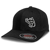Flexfit Left Side Panel Gator Head Outline Embroidery Hats for Men & Women