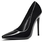 Elisabet Tang High Heels, Women Pumps Pointed Toe Stilettos 4.7 inch/12cm Sexy Heels Party Shoes