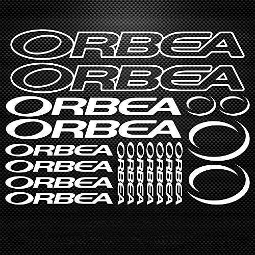For ORBEA Bikes Vinyl Decals Stickers Sheet Frame Cycle Cycling Bicycle Mtb Road (WHITE)