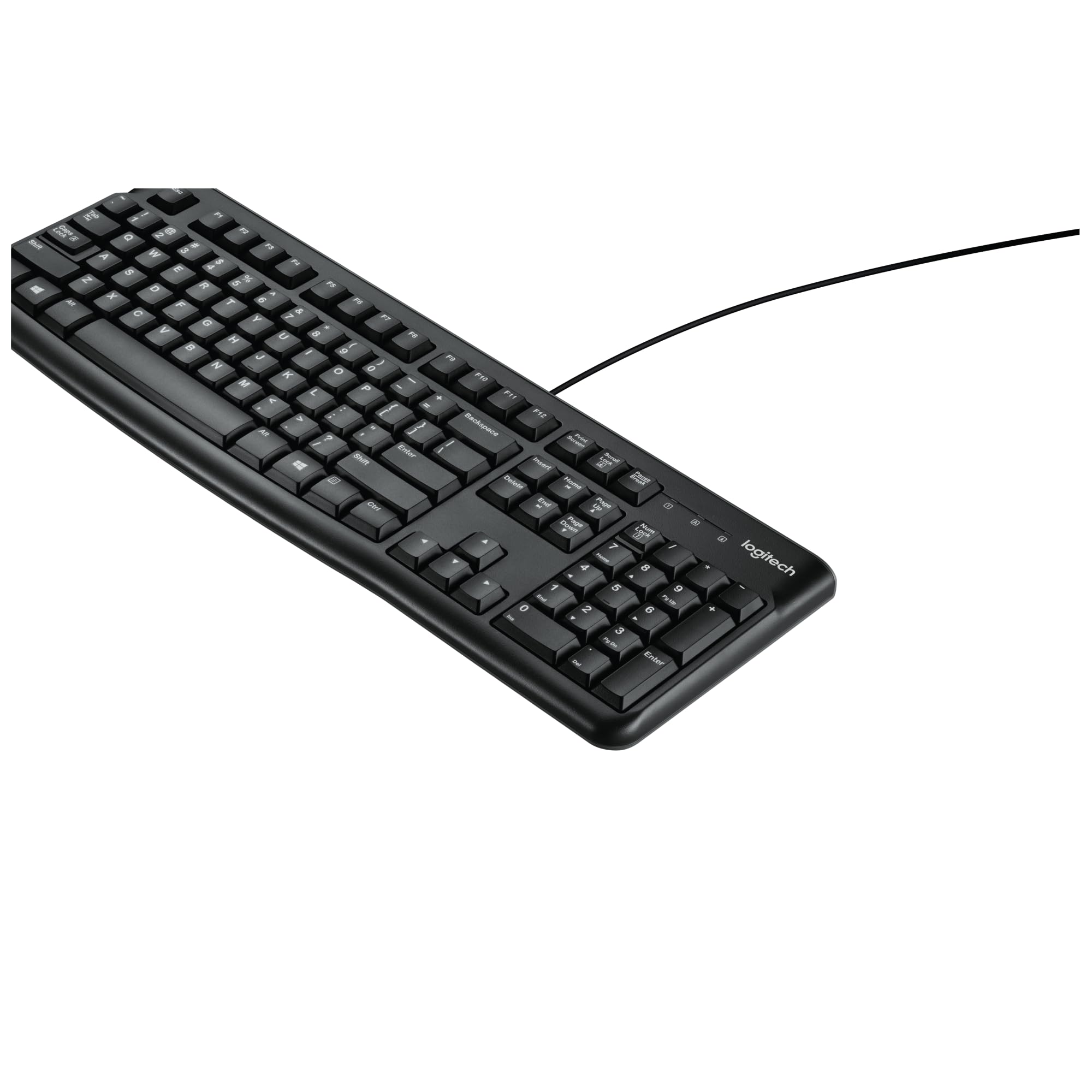 Logitech 920-002525 Keyboard K120 for Business, AZERTY Belgian Layout - Black
