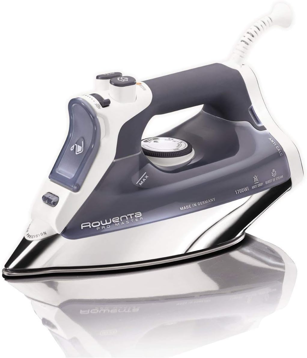 Rowenta Pro Master Professional Iron 1700 W Stainless Steel (Renewed)