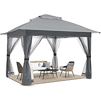 COOSHADE 13x13Ft Easy Pop Up Canopy Tent Instant Folding Shelter