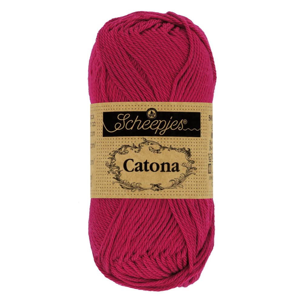 Scheepjes - Scheepjes Catona 192 Scarlet Yarn - 10x50g