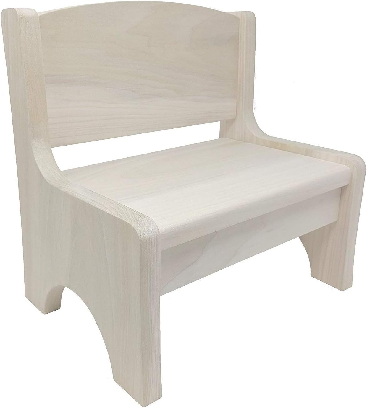 HollandCraft - Toddler Bench Chair - Hidden Wood Dowels (No Screws, Staples or Nails)