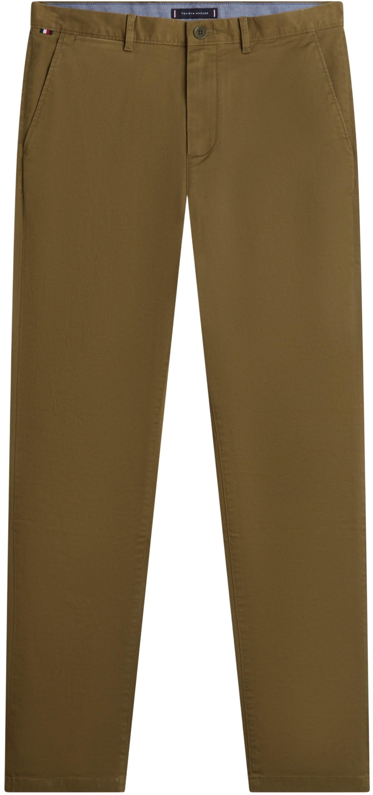 Tommy Hilfiger Herren Chino Hose Denton Essential Twill Straight Leg Fit, Grün (Army Green), 35W/36L 5
