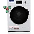 24" All-in-One Washer and Dryer Combo, 2.7 Cu.Ft Front Load Ventless Washer Dryer with 26.5 Lbs Loading Capacity, Compact Size, LED Display, Child Lock, for Laundry, Apartments, RV, Dorm, White