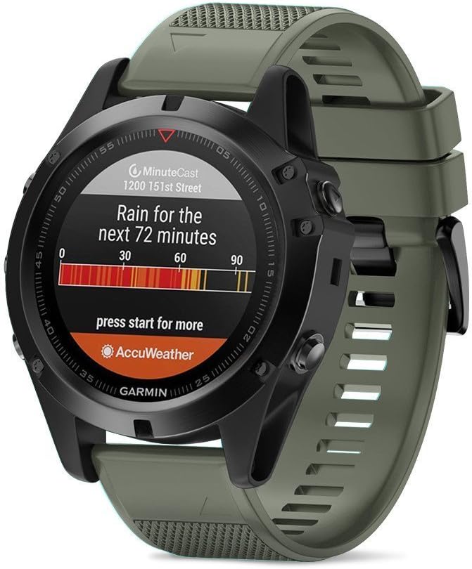 NotoCity for Garmin Fenix 6x/6x Pro/5x/5x Plus/7x/7x Pro Strap, Quickfit 26mm Watch Strap for Fenix 8 51mm/Fenix 3/3 HR - Image 3