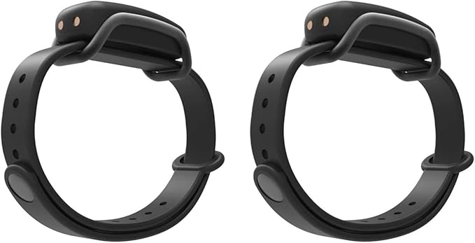 Amazon Com Bond Touch Vibrating Waterproof Bluetooth Long Distance Connection Bracelet With 4 Day Battery Life For Ios And Android Devices Black 2 Pack