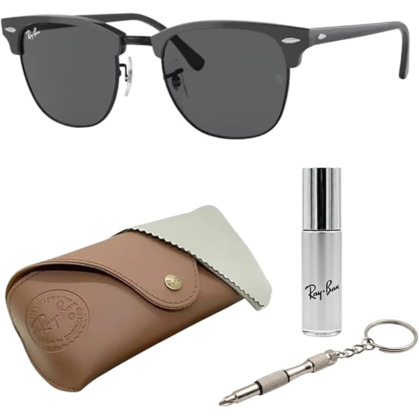 Amazon.com: Ray-Ban RB3716 Clubmaster Metal Square Shape Non