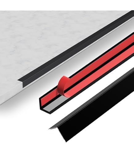 Sourcing Map Wall Corner Protector Trim Molding, Peel And Stick Molding Trim PVC Self Adhesive Wall Corner Guards Edge Protector For Wall Edge Corner 079inch X 32ft Silver Tone