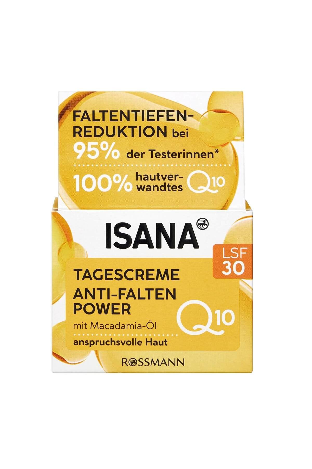 ISANA Q10 anti-wrinkle day cream SPF 30 - firming anti-aging care -LSF 30 - with macadamia oil - 50 mL