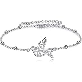 POPLYKE Bracelet for Women 925 Sterling Silver Dove/Hummingbird/Cat Animal Bracelet Jewelry Gifts for Mother Daughter Sister Grandma