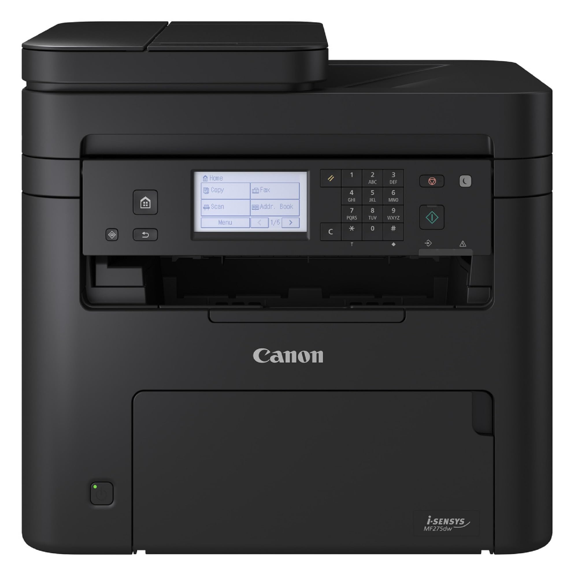 Canon i-SENSYS MF275 A4 S/W-Laser MFP, Drucken Kopieren Scannen Faxen, USB, LAN, W-LAN, 150 Blatt Papierkassette, 29 DIN A4 Seiten/Minute, Duplexdruck