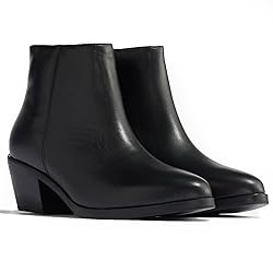 Nisolo Women's Marisa Inside Boots, Black, 8, Ankle