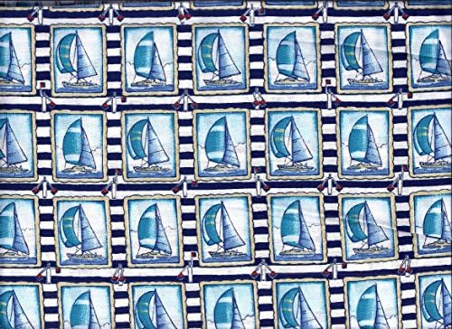 Sailboat Blocks Valance