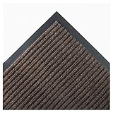 Crown Needle Rib Wipe and Scrape Mat, Polypropylene, 36 x 120, Brown (NR0310BR)