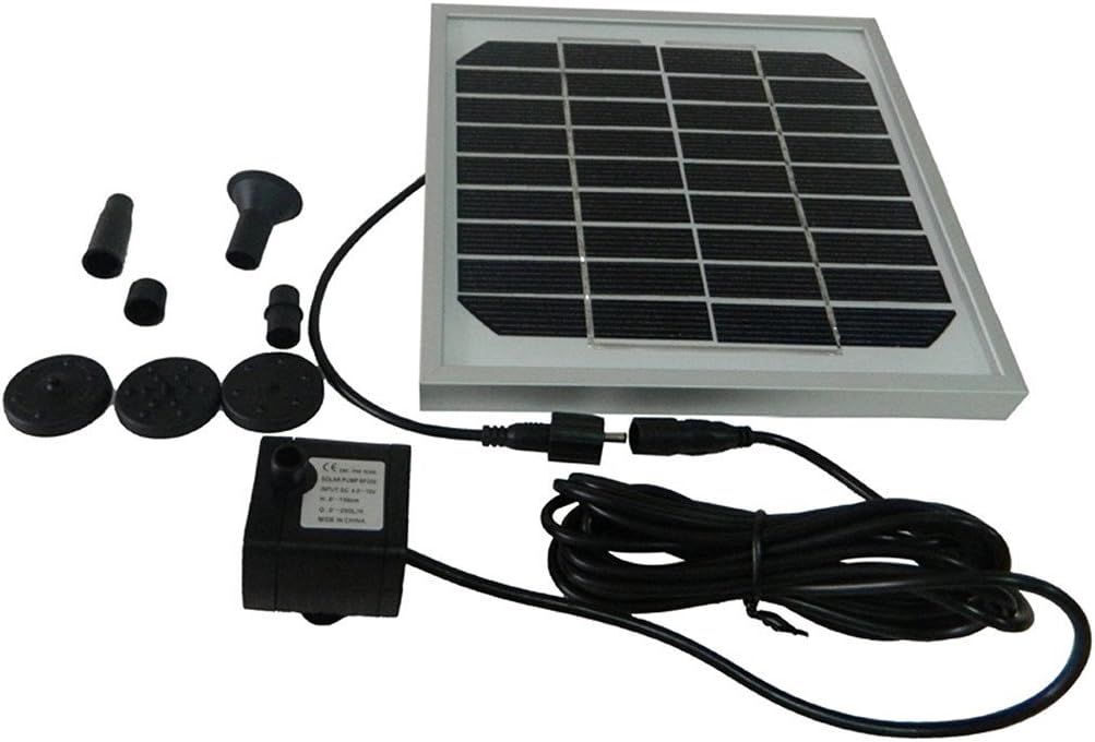 Hitaste GYD030 9V 3W Solar Power Panel Kit Water Pump For Garden Pond Fountain Pool Plants Caring Bird bath