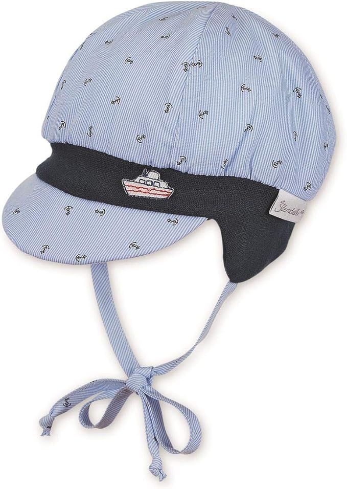 Sterntaler Baby-Schirmmütze Mit Bommel - Weiche Wollmütze Für Jungen Im Winter