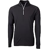 Cutter & Buck Mens Adapt Eco Knit Stretch Recycled Mens Quarter Zip Pullover
