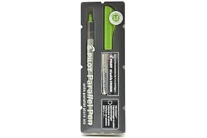 PILOT Parallel Calligraphy Pen Set, 3.8mm Nib with Black and Red Ink Cartridges (90052)