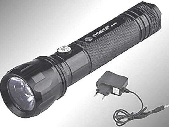 Z.M JY SUPER 2W Metal Black High PowerTorchlight (Model 859)