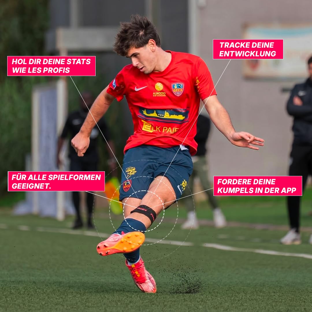 Footbar Meteor Aktivitätstracker für Fußball, Tracking und Bewertung der Fußballleistung und des Spielstils für iOS Android 3