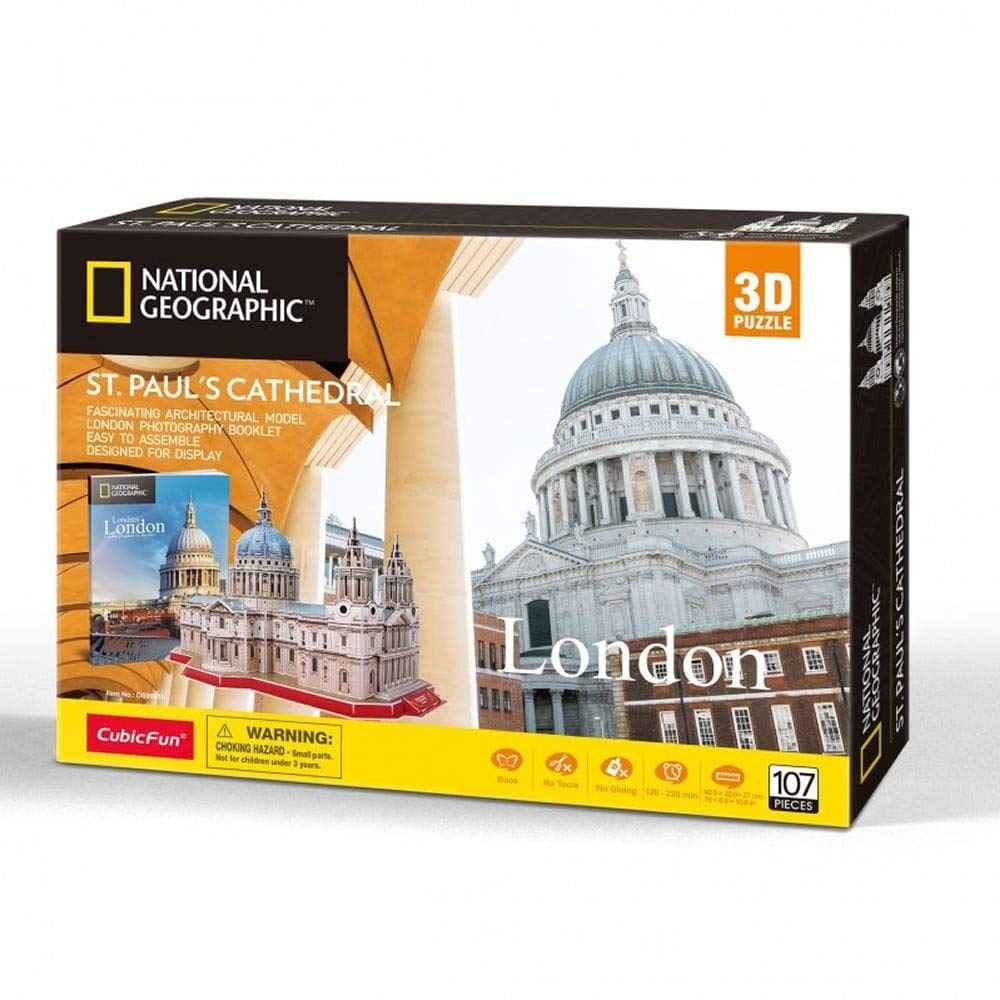 National Geographic St Paul's Cathedral 3D Puzzle, Medium