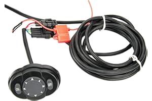 Boat Spotlight ，12V 100W 2500LM 360° Rotate Remote Control Marine Portable Halogen Search Light IP67 Waterproof Navigation Li