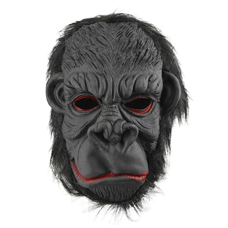 Amazon なりきりマスク リアル 仮面 マスク ゴリラ かぶりもの